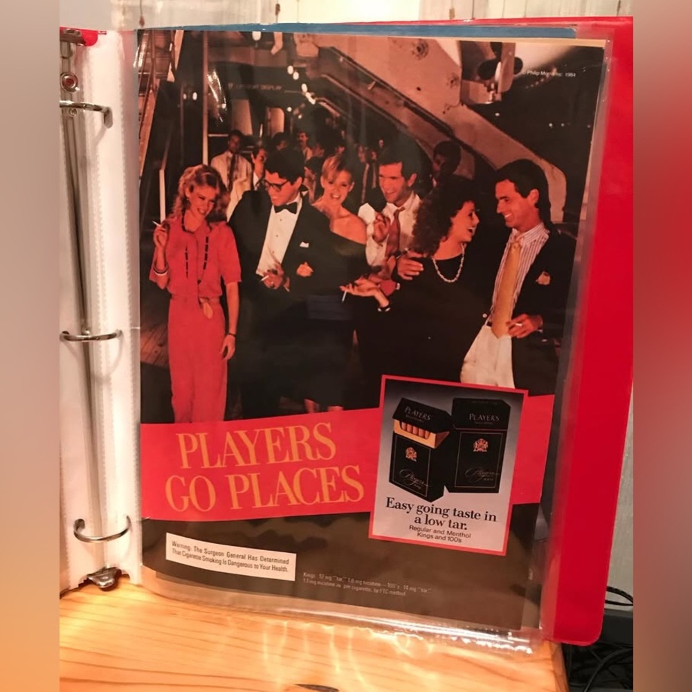 1984 Players advertising